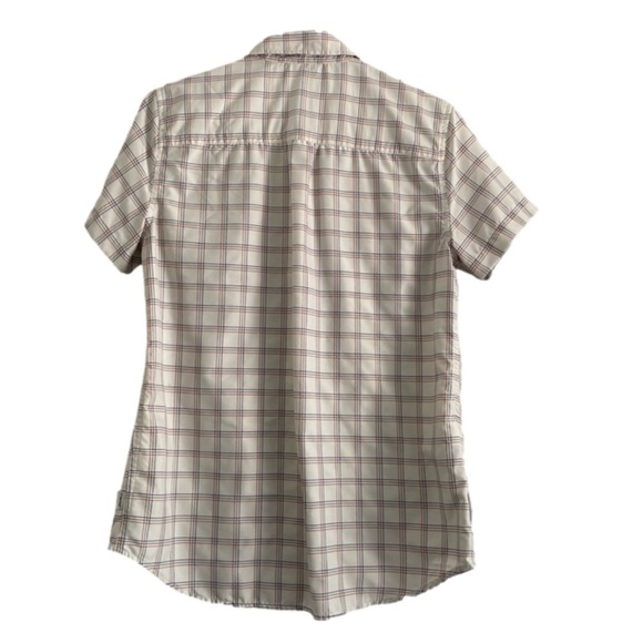 Ladies Eddie Bauer lightweight summer button up short sleeve top size S - Picture 2 of 10